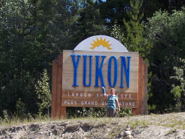 Crossing the Yukon border