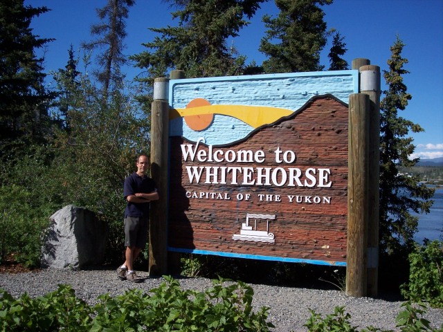 Whitehorse city sign
