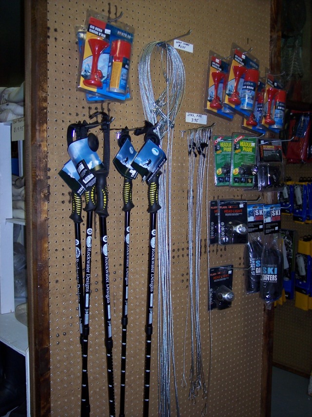 Animal snares in a general store in Dawson City