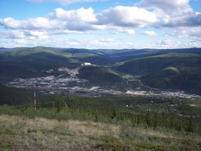 Dawson City from the Midnight Dome
